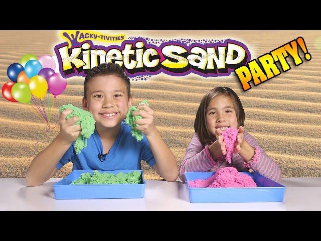 KINETIC SAND PARTY!!! Sand vs. Sand BATTLE!!!