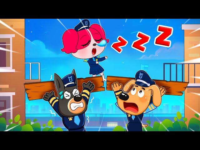 OMG! Papillon is Sleepwalking | Very Sad Story | Sheriff Labrador Animation