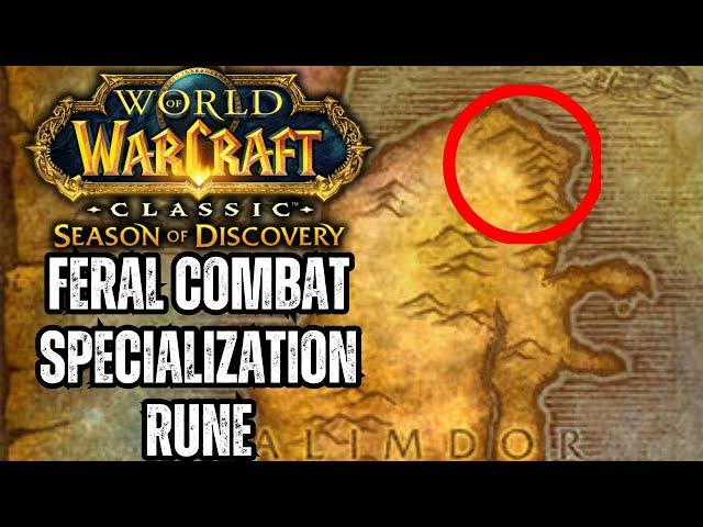 Feral Combat Specialization Rune for Druids | Season of Discovery Phase 4