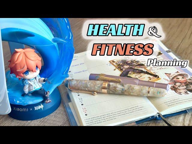 Managing my Health and Fitness Goals | Plan With Me & Genshin Unboxing