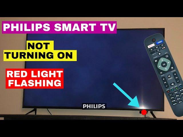 How to fix Philips Smart TV is not turning on | Best TV repair Guide