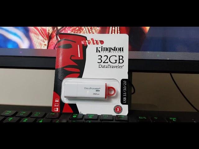 Kingston Data Traveler I G4 32GB USB3.0 Pen Drive - Unboxing & Speed test