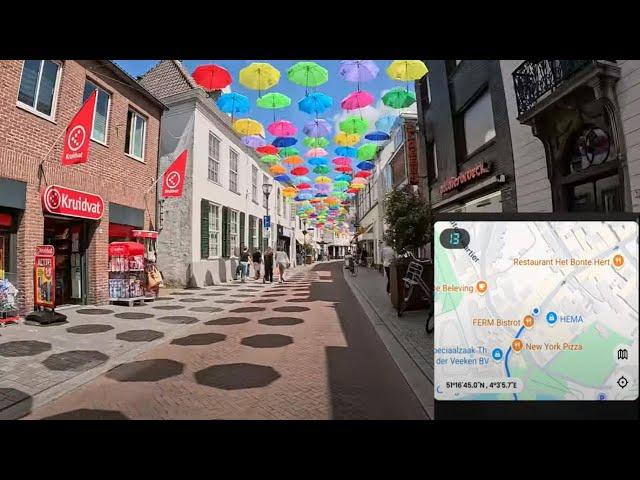 Hulst city center street view and Intratuin 2025 Netherlands
