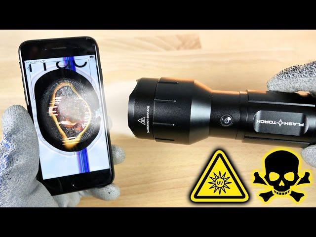 Worlds Brightest Flashlight vs iPhone 7!