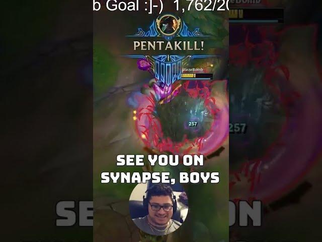 1v5 Pentakill from Rank 1 Gangplank