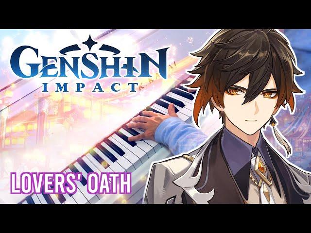 GENSHIN IMPACT - Lovers' Oath - Relaxing Piano Cover w/ Sheet Music!