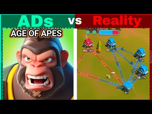 Game Ads Vs Reality, Age Of Apes Gameplay Android, iOS