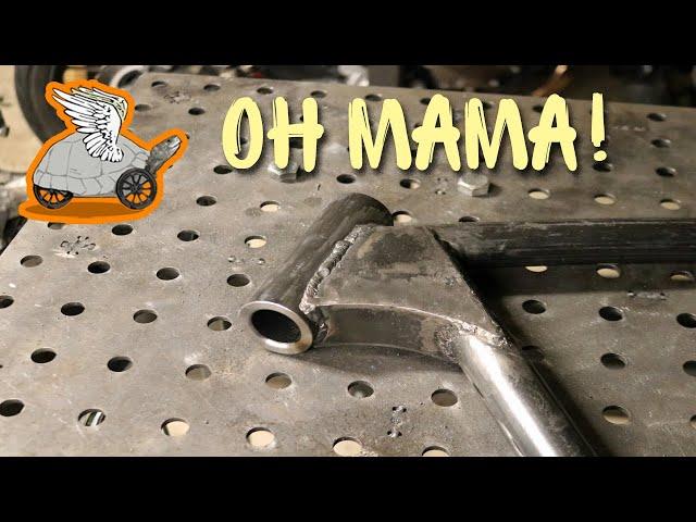 Motorcycle Frame Steering Neck Attachment | Grom Build E11