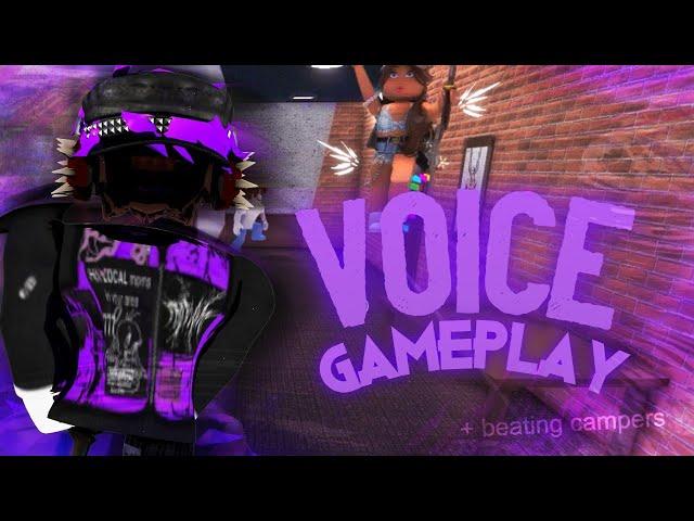 BEATING CAMPERS + VOICE GAMEPLAY in MM2...