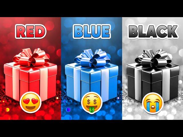 Choose Your Gift...!  Red, Blue or Black ️ How Lucky Are You? Quiz Shiba