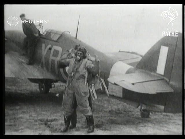 DEFENCE: American pilots from Eagle Squadron and Czech pilots join up with RAF (1941)