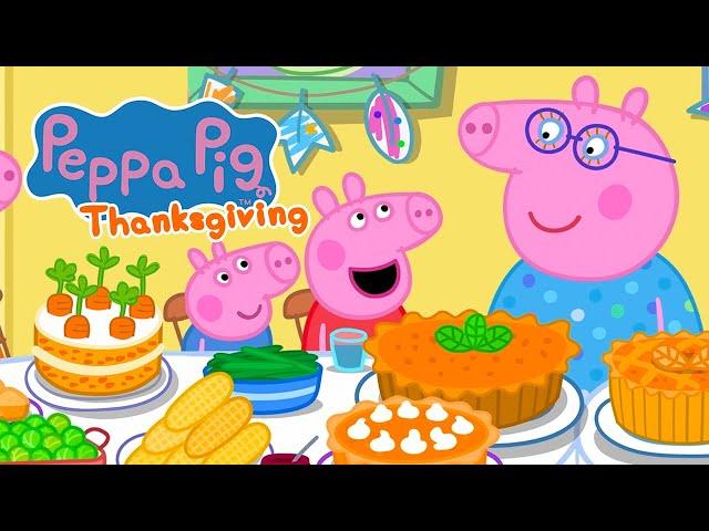 Pumpkin Pie!  Thanksgiving Songs For Kids  Peppa Pig Nursery Rhymes & Kids Songs