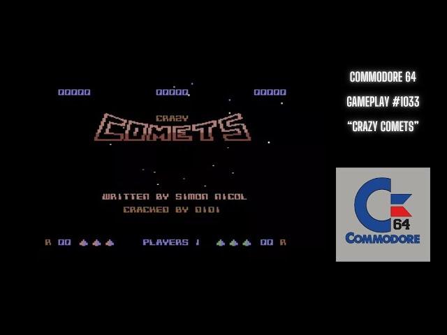 Crazy Comets (Commodore 64 / Gameplay #1033)