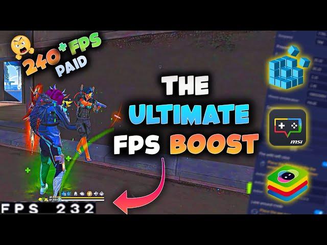 The Ultimate FPS Boost free fire Bluestacks 5 4K |  #freefire  #bluestacks