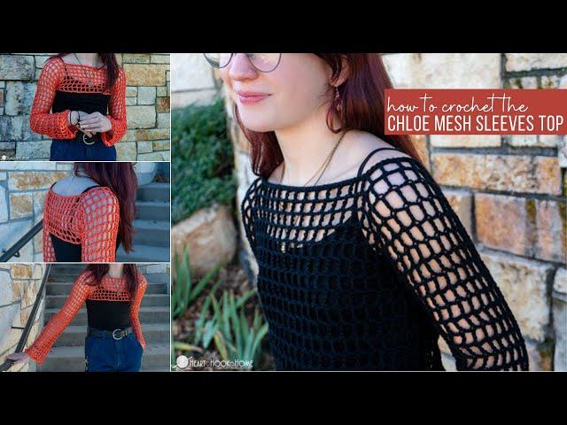 Chloe Mesh Sleeves Top (Free Pattern Companion Video)