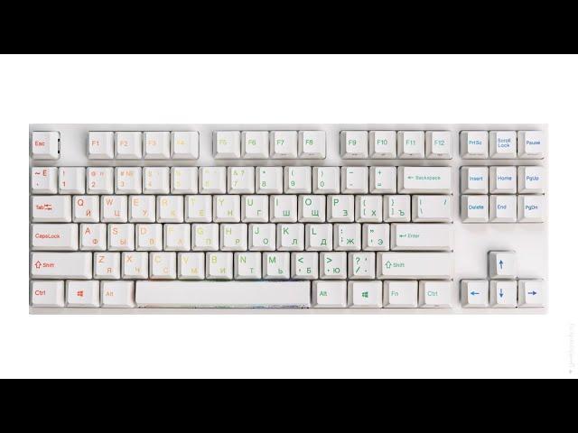 Обзор на мою новую новую клавиатуру! Обзор Varmilo double rainbow rgb speed silver!