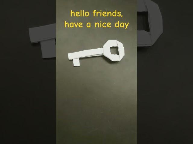 #Орігамі #ключ #origami #key #easy #paper #а4 #Love #Ukraine #relax #nature #handmade #hobby #game