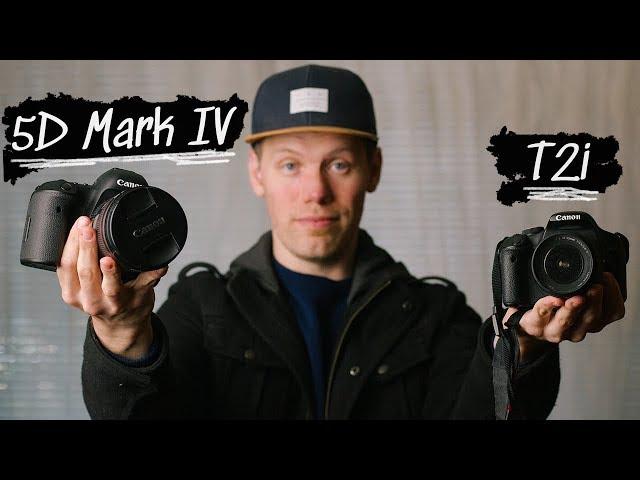 $200 Canon T2i VS $2,800+ Canon 5D Mark IV (BEGINNERS NEED TO SEE)