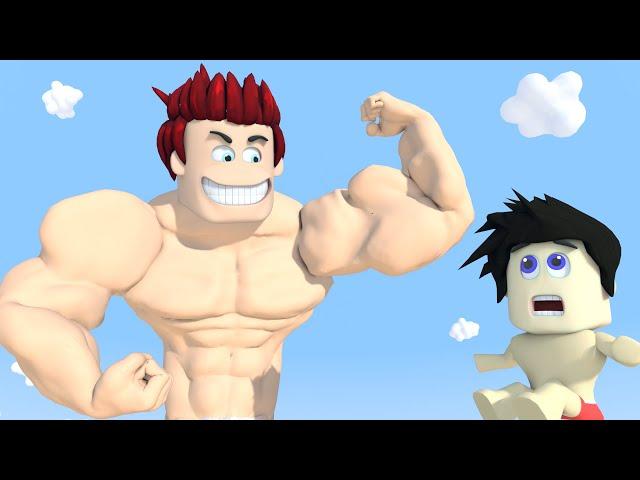 Top 3 | Rob and Lox love story | Muscular and kids | Roblox Animation