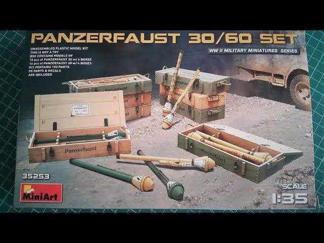 MiniArt #35253 Panzerfaust 30/60  set Unboxing & Review