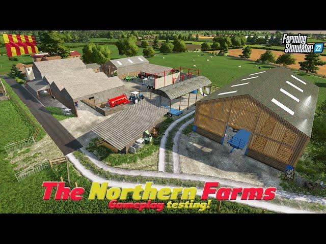 The Northern Farms - Testing and Farming! | It's nearly ready! | Farming Simulator 22 - live stream