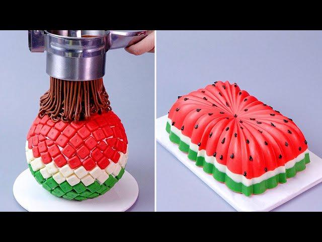 Delicious & Fresh Watermelon Cake Recipes So Yummy Chocolate Cake & Dessert Recipes