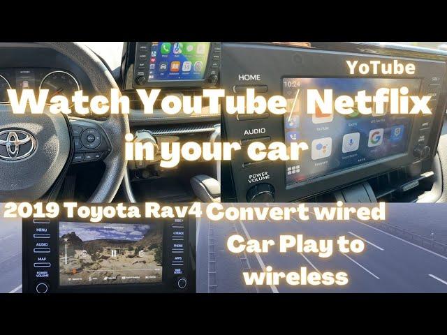 How to watch Netflix and YouTube on your car stereo and convert to wireless connection.