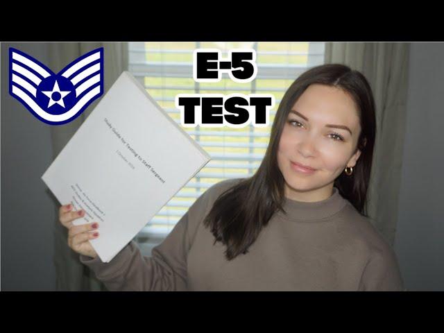 TESTING FOR STAFF SERGEANT E-5 | my experience + how I studied