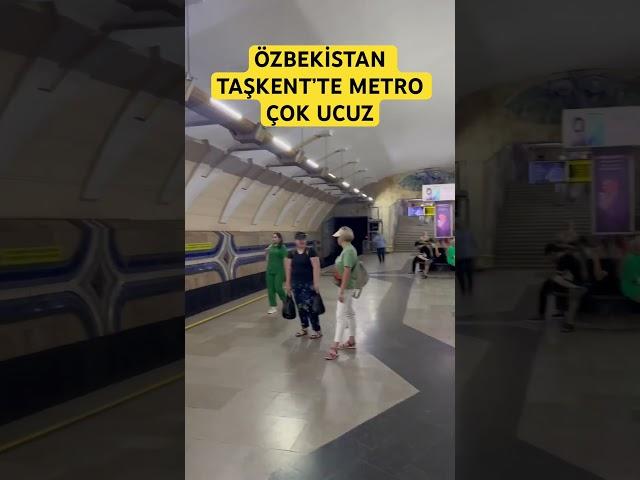 Özbekistan Taşkent’te Metro Çok Ucuz #reels #reelsinstagram