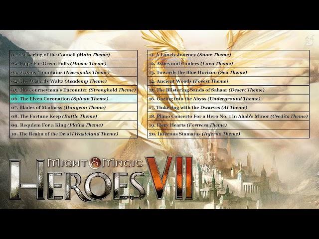 Might and Magic: Heroes VII (7) Soundtrack (OST, 20 Tracks)