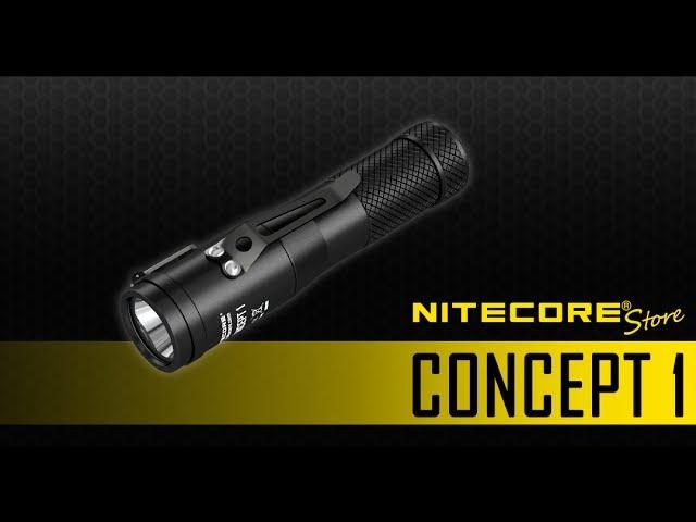 (Discontinued) Nitecore Concept 1 1800 Lumen Compact EDC Flashlight - Concept Series