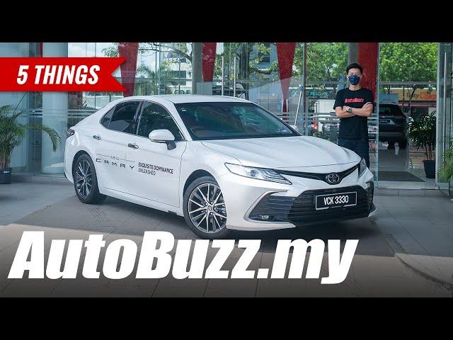 2022 Toyota Camry 2.5V facelift, 5 Things - AutoBuzz