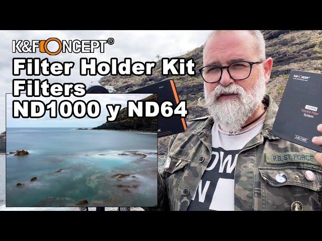 K&F Concept Filter Holder Review ND64 and ND1000 filters - IN ENGLISH