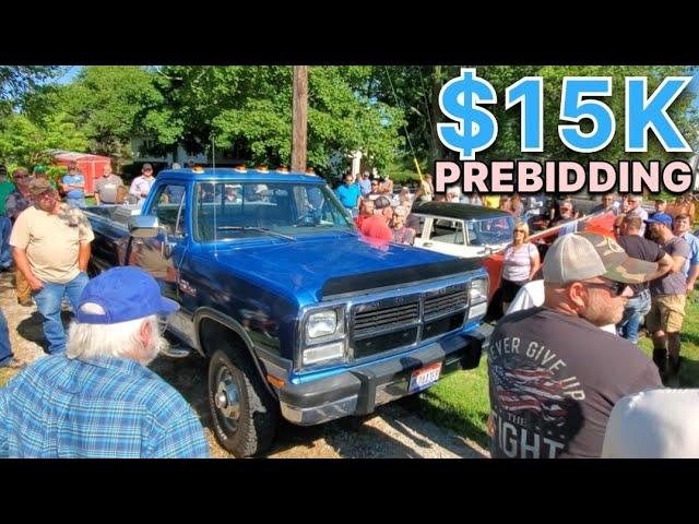 RECORD Price?! Original 1991 Dodge RAM Turbo Cummins Farm Truck Sold at OHIO Auction. $$