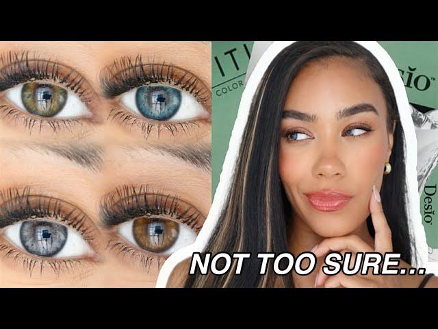 DESIO Made The Most Natural Contacts?? Timeless Collection Review  Color Contacts For Dark Eyes