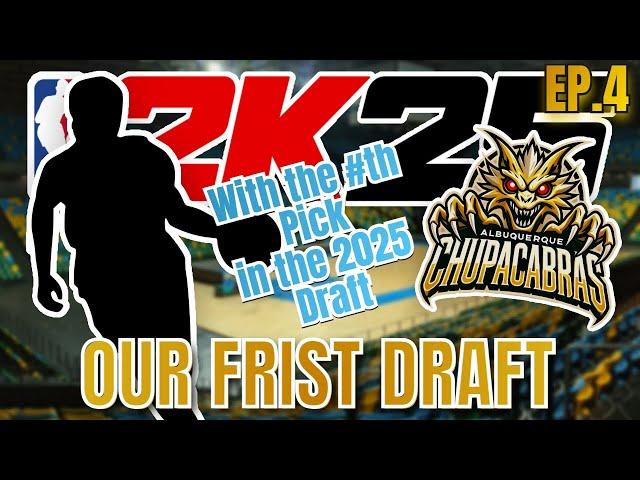 Our First Draft Pick + Home Opener! (2k25 MyNBA Rebuild Ep. 4)