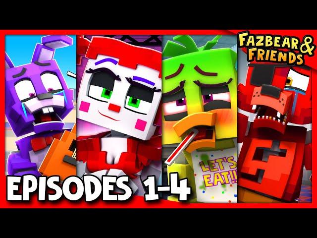 EPISODES #1-4 COMPILATION - Fazbear and Friends FNAF Series