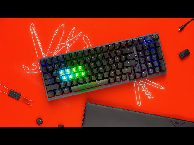 ROG STRIX SCOPE II 96 Wireless - The SWISS ARMY KNIFE of Gaming Keyboards!