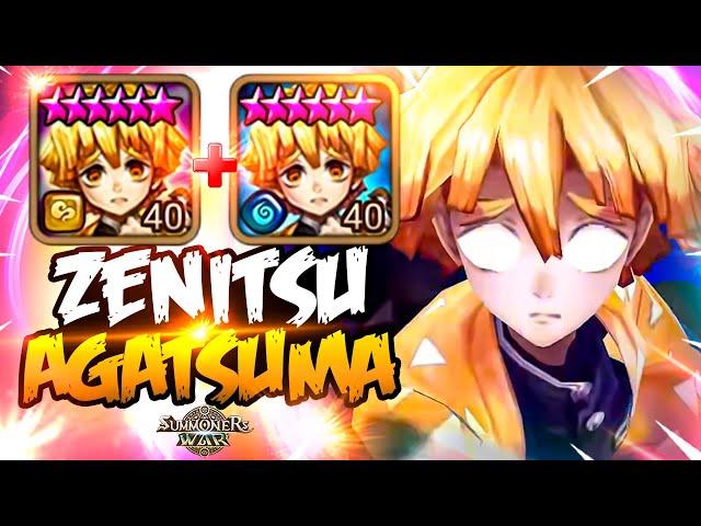 New WIND+WATER ZENITSU AGATSUMA in ONE TEAM - Summoners War