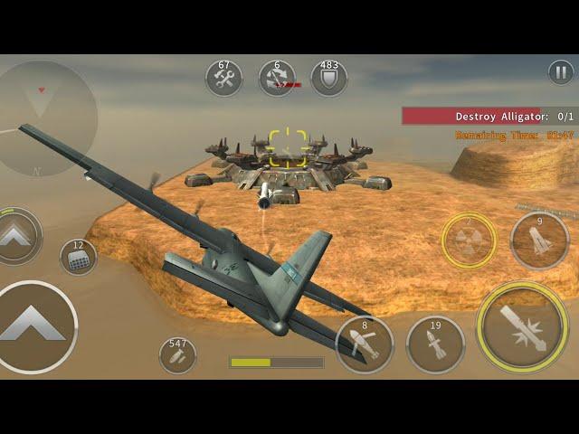 Gunship Battle: episode 16 mission 3 (gameplay) with AC130-J GHOSTRIDER...