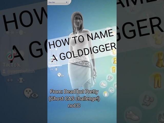 How to Name a GOLDDIGGER!