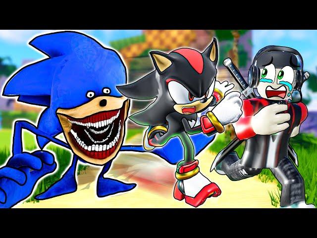 Shadow and Red VS Shin Sonic Tapes in Roblox!