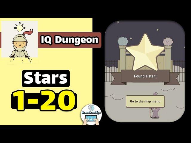 IQ Dungeon All Stars 1-20 Walkthrough