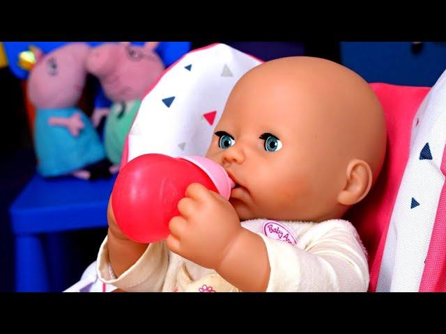 Bebek videoları. Baby Born oyuncak bebek ile en güzel bölümler. Kız oyunları.