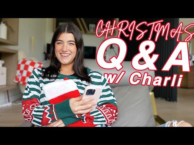 Christmas Q and A w/ Charli D'Amelio | Charmas