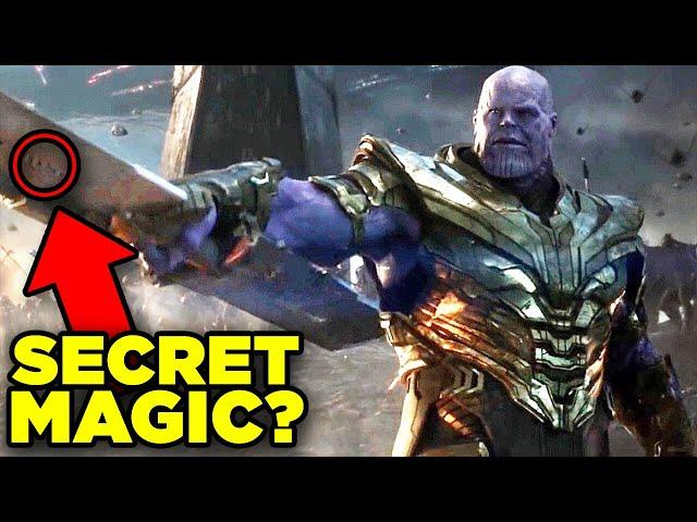 Avengers Endgame THANOS SWORD Secret Power Revealed! | Weapons of Marvel