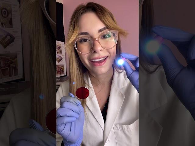 ASMR Eye Exam but EVERYTHING'S WRONG #shorts medical exam doctor Roleplay Orbital Examination