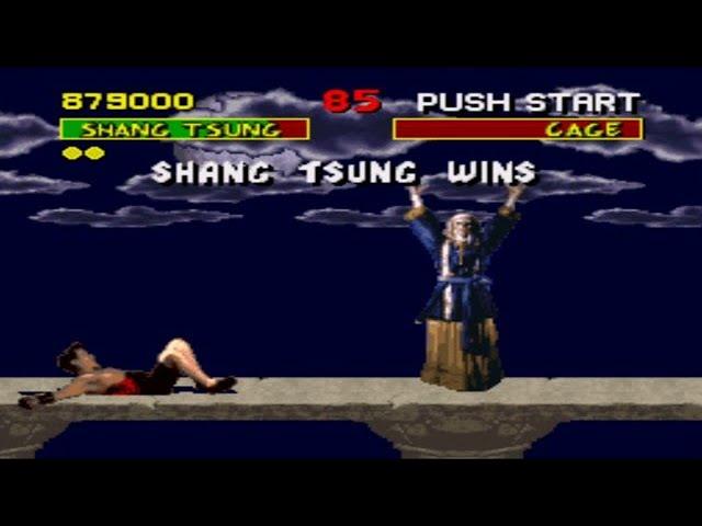 #1184 Mortal Kombat 1 Boss Hack (SNES) Bosses (1/2): Shang Tsung playthrough