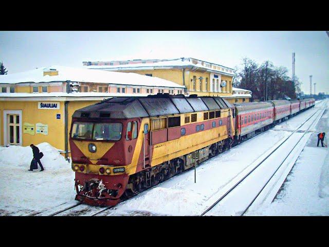 Lithuanian TEP70 | Regional train from Vilnius to Klaipeda in Šiauliai  | 2010