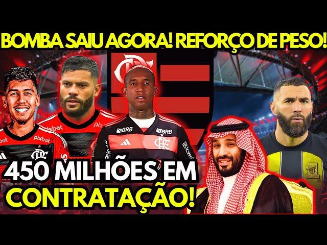 REVIRAVOLTA NO FLAMENGO! HULK NO MENGÃO! WESLEY DE SAÍDA! PRIMEIRO REFORÇO DE 2025! AGORA É OFICIAL!